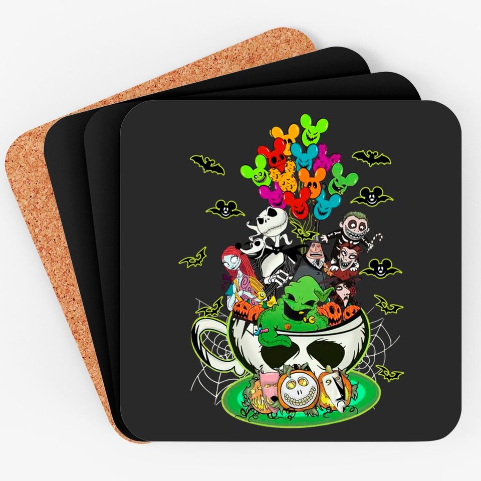 Disney Halloween Coasters, Nightmare Before Christmas Coasters