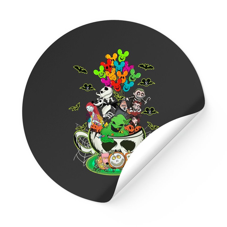 Disney Halloween Stickers, Nightmare Before Christmas Stickers