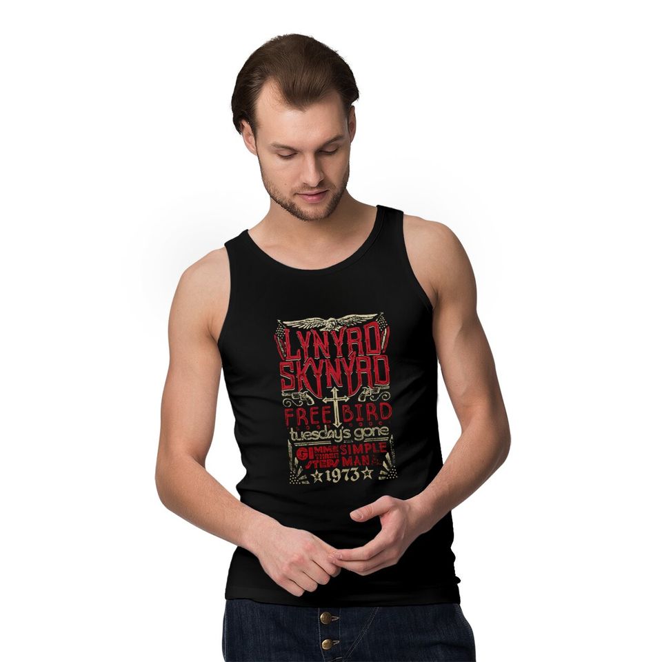 Men's Lynyrd Skynyrd Free Bird 1973 Tank Tops