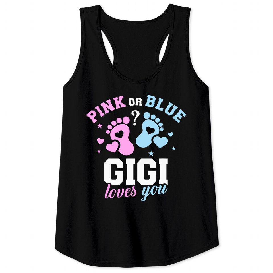 Gender reveal gigi Tank Tops
