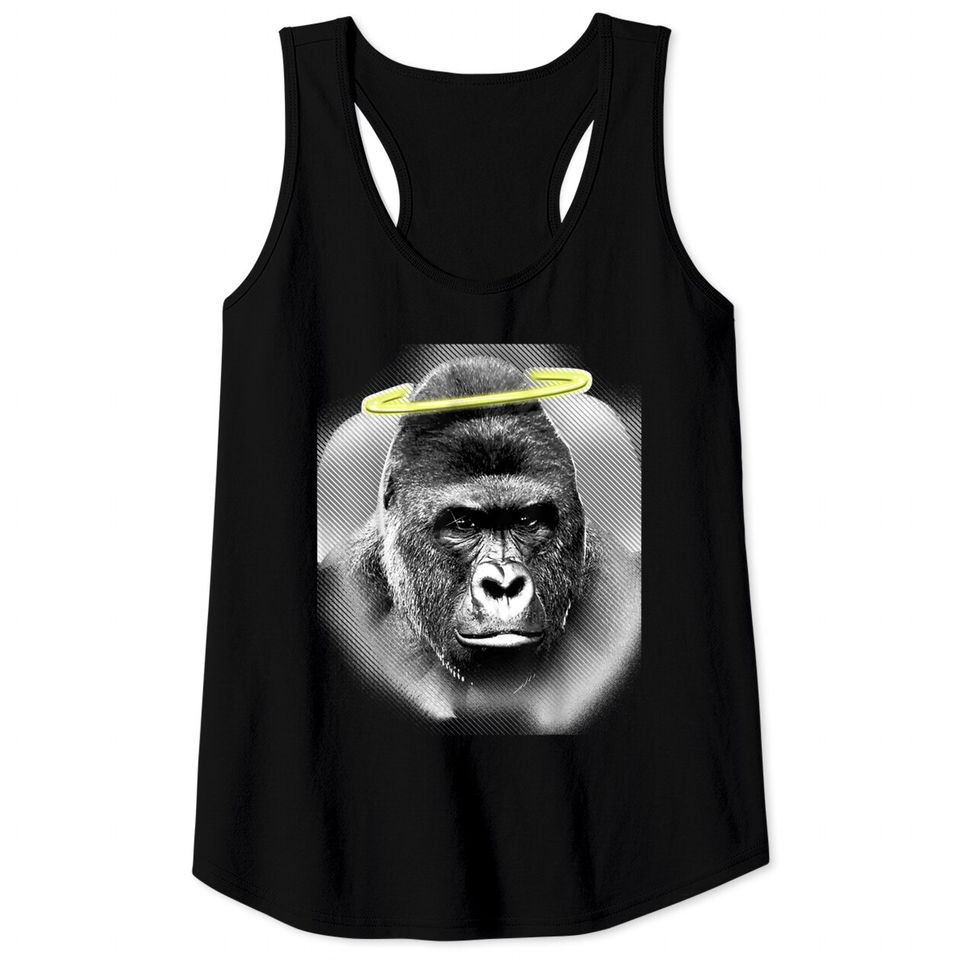Harambe Gorilla Tank Tops