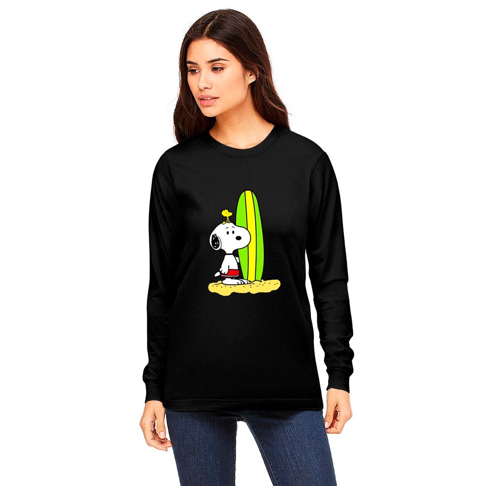 Snoopy Surfing - Snoopy - Long Sleeves