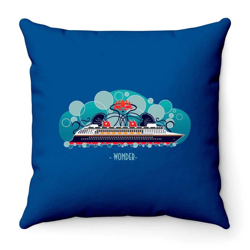 The Wonder - Disney Cruise Line - Throw Pillows