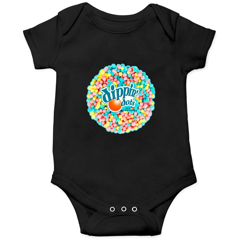 Dippin Dots - Rainbow Color Ice Cream Pullover Onesies
