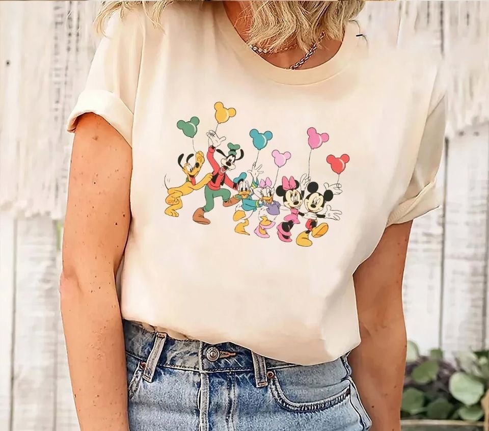 Mickey and Friends Disney Balloon Tshirt