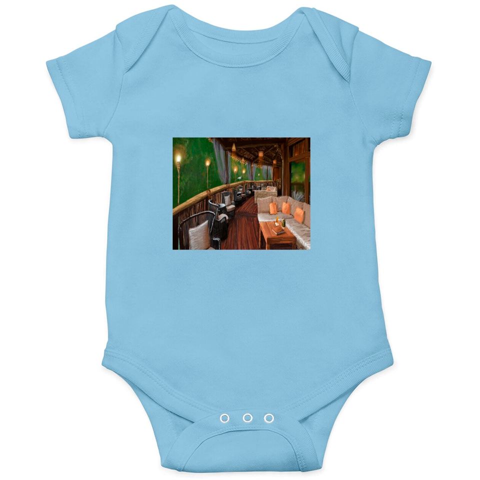 Tiki Lounge Balcony - Disneys Animal Kingdom - Onesies