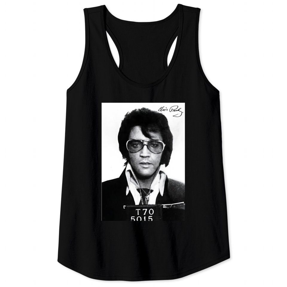 Elvis Presley Mugshot Tank Tops 2629