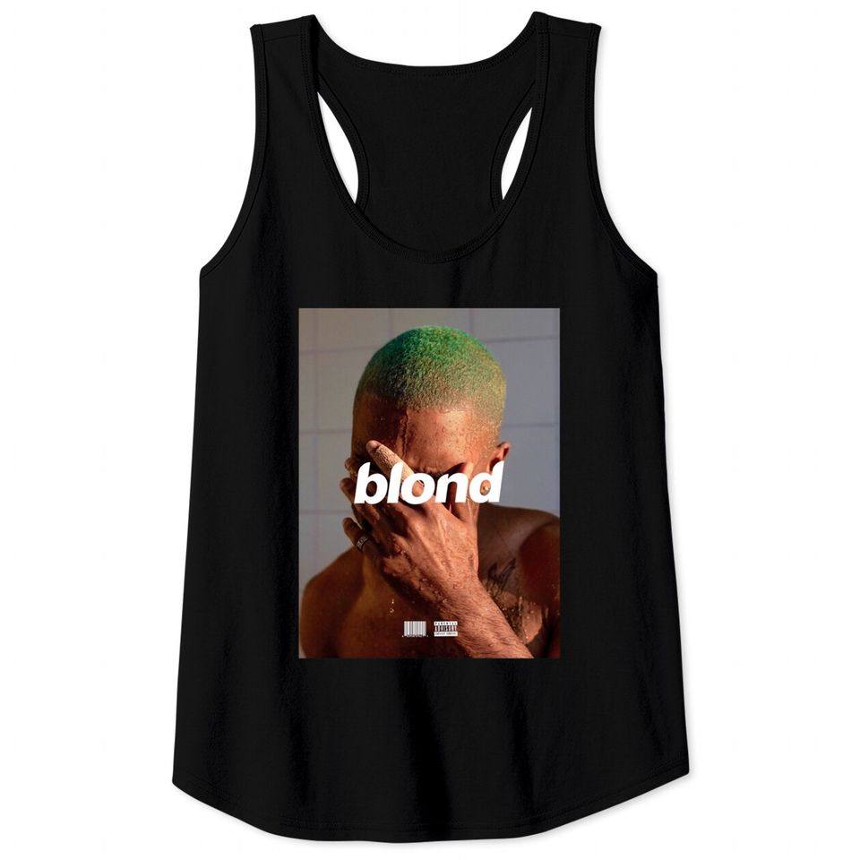 Frank Ocean Blond Unisex Tank Tops, Blond Album, Frank Ocean Tank Tops
