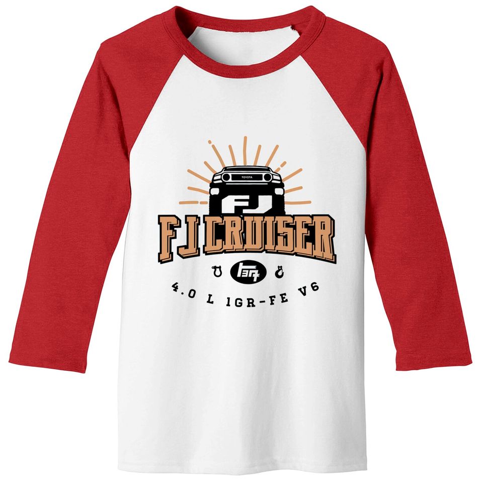 Fj Cruiser Baseball Tees - Toyota - Baseball Tees