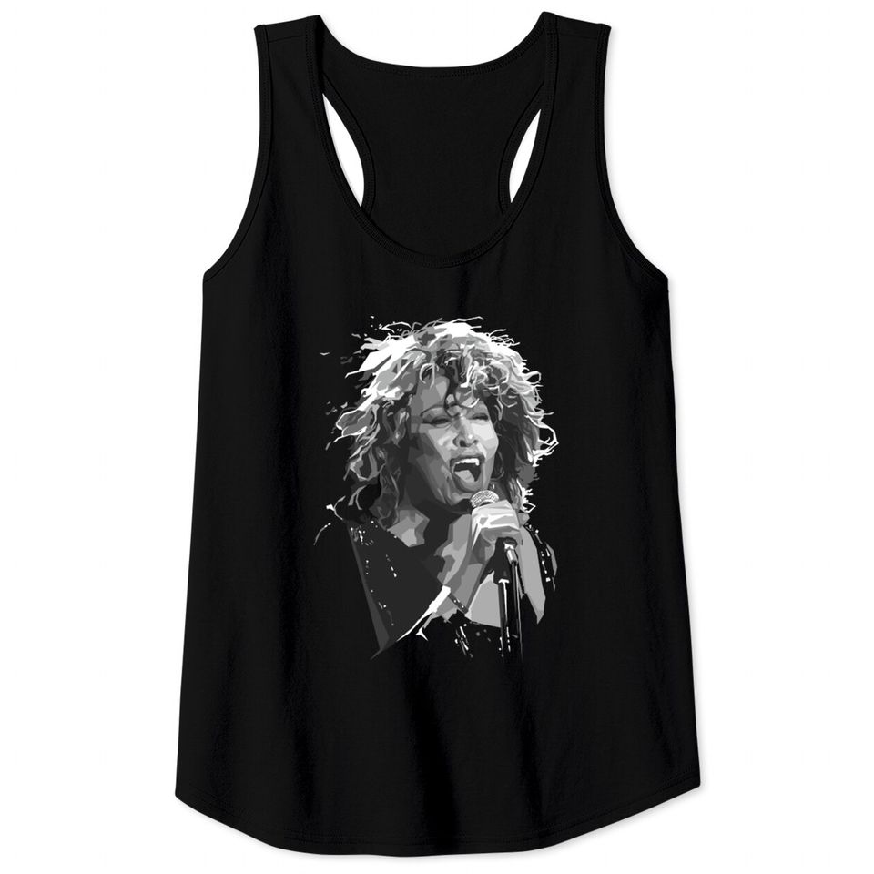 Turner B/W - Tina Turner - Tank Tops