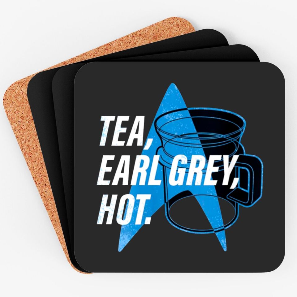 Next Generation Tea Earl Grey Graphic Coasters