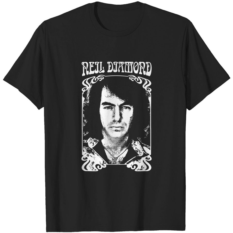 Neil Diamond /// Retro 1970s Fan Design - Neil Diamond - T-Shirt