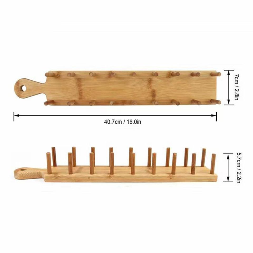 Bamboo Taco Holder Stand Plate Tray - Rack Holds 8 Soft or Hard Shell Tacos