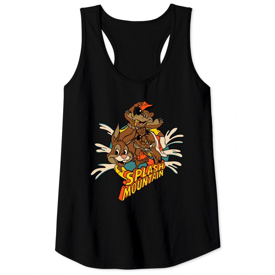Splash Mountain Retro Style - Splash Mountain Disney - Tank Tops
