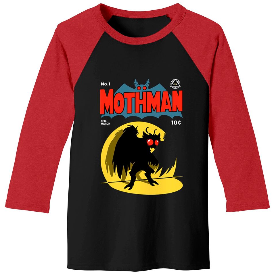 Mothman Logo - Mothman - Baseball Tees
