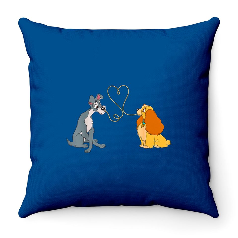 Disney Lady and The Tramp Bella Notte Throw Pillows