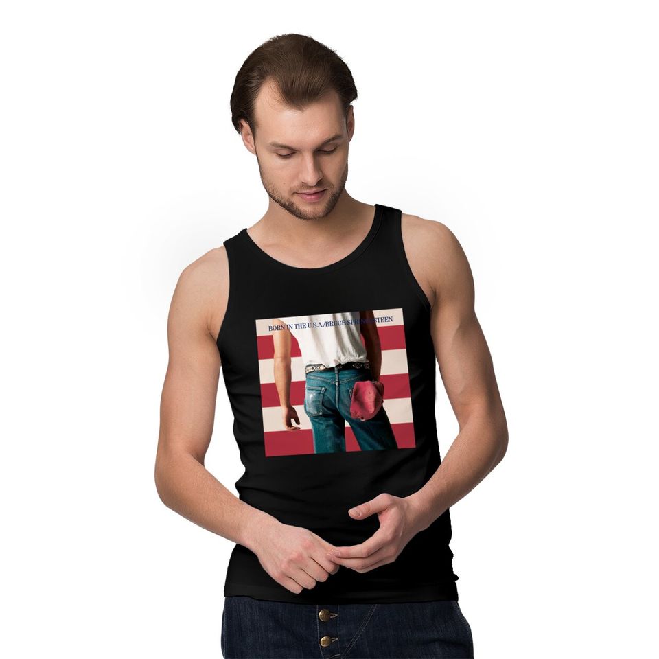 Vintage Bruce Springsteen Born In The U.S.A. Tank Tops