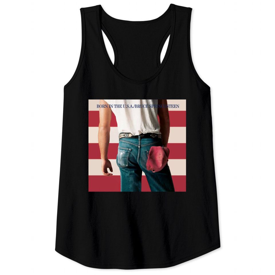 Vintage Bruce Springsteen Born In The U.S.A. Tank Tops