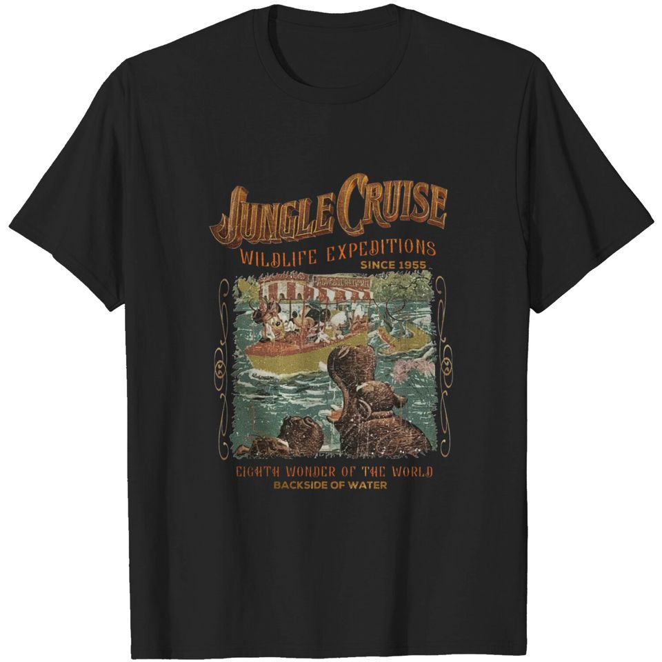 Vintage Disney Jungle Cruise Ride T-Shirts, WDW Disney Vacation, Magic kingdom T-Shirts