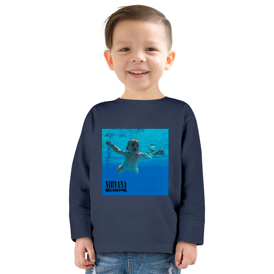 NIRVANA NEVERMIND - Unisex Kids Long Sleeve T-Kids Long Sleeve Kids Long Sleeve T-Kids Long Sleeve T-Shirts