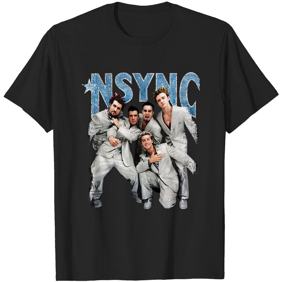 NSYNC Silver Suit Boy Band Shirt