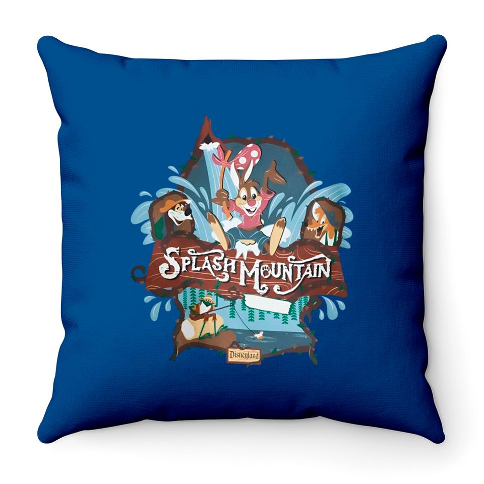 Splash Mountain Vintage Throw Pillows, disney ride, Brer Rabbit