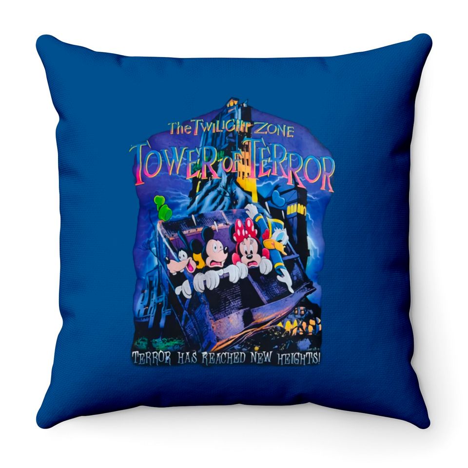 Disney The Twilight Zone Tower of Terror Throw Pillows, Twilight Zone Disneyworld Throw Pillows