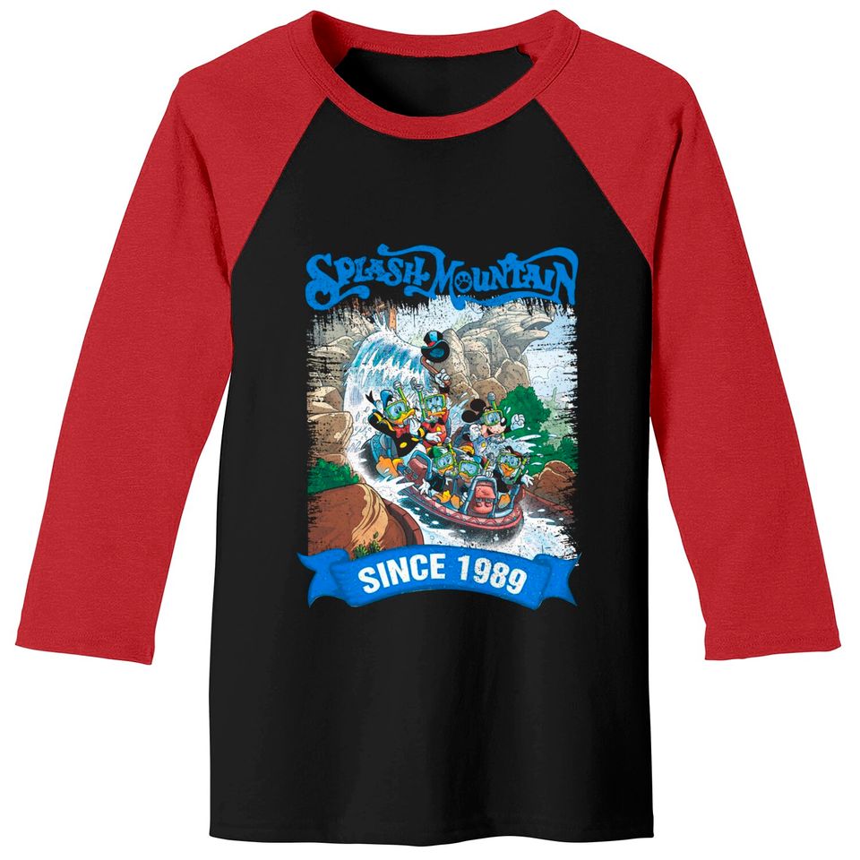 Disney Splash Mountain Vintage Baseball Tees, Splash Mountain Baseball Tees