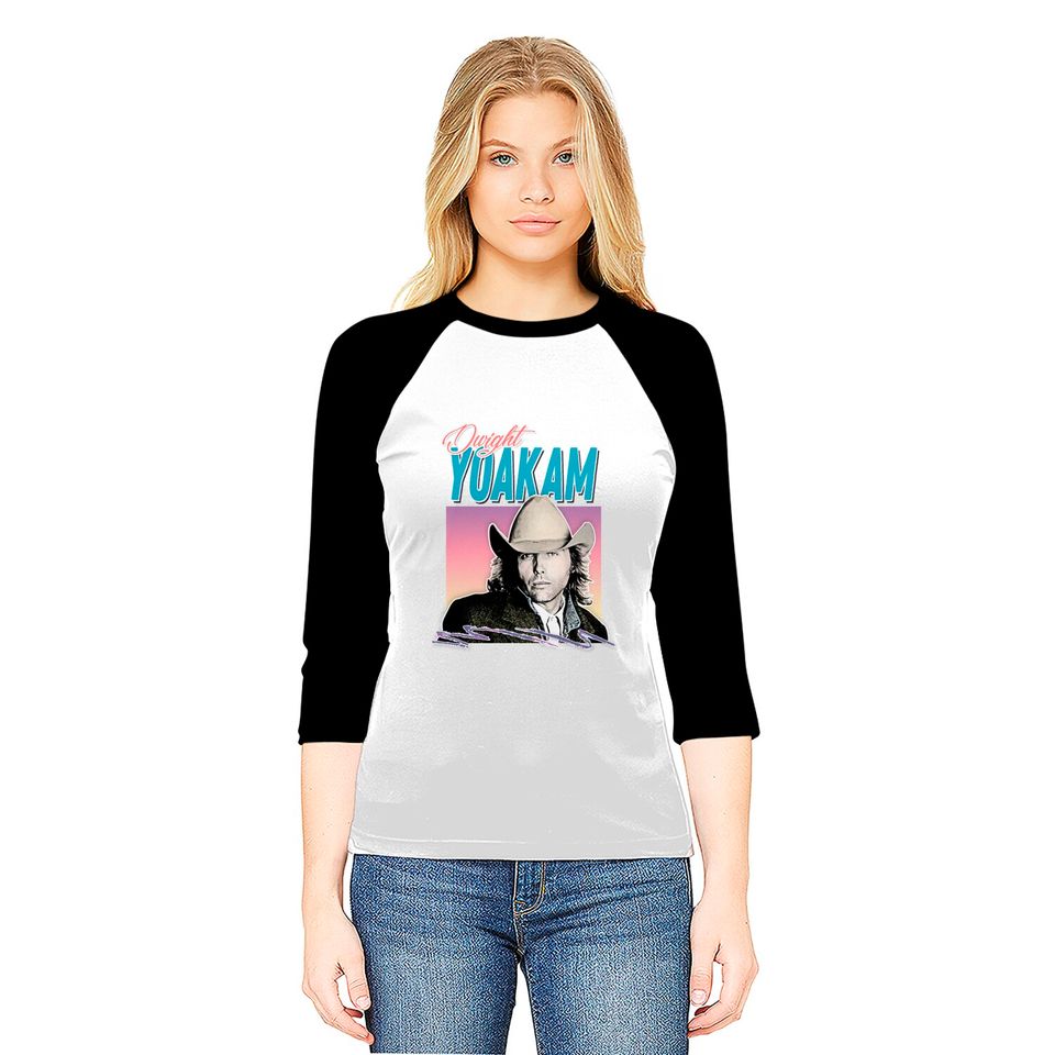 Dwight Yoakam Signature Baseball Tees