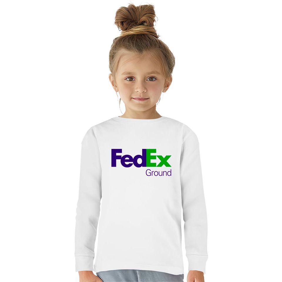 FedEx Ground Kids Long Sleeve Kids Long Sleeve T-Kids Long Sleeve T-Shirts