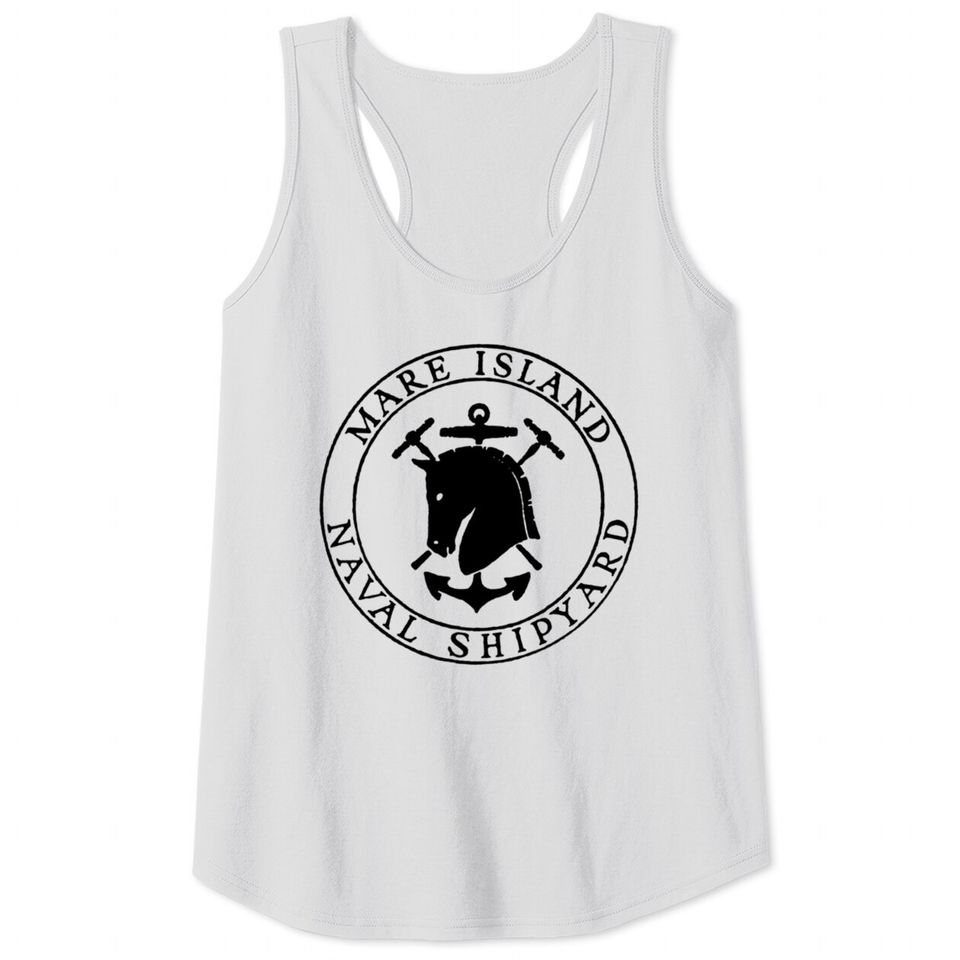 Mare Island Naval Shipyard Logo Tank Tops