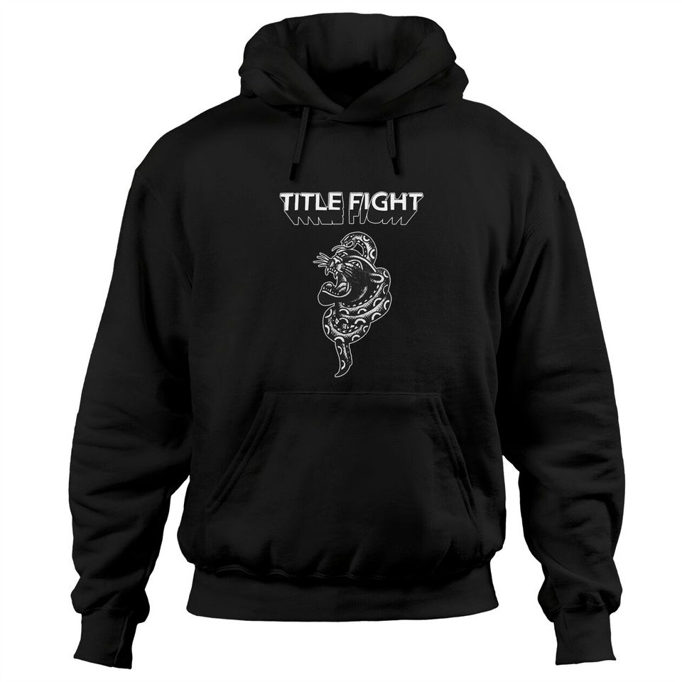 Title Fight Floral Green Hoodies Band Merchandise Retro Style Unisex Hoodies