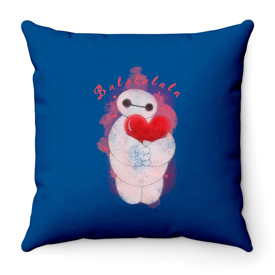 Ba La La La Baymax Disney Valentine Throw Pillows, Baymax Disney Sweatshirt