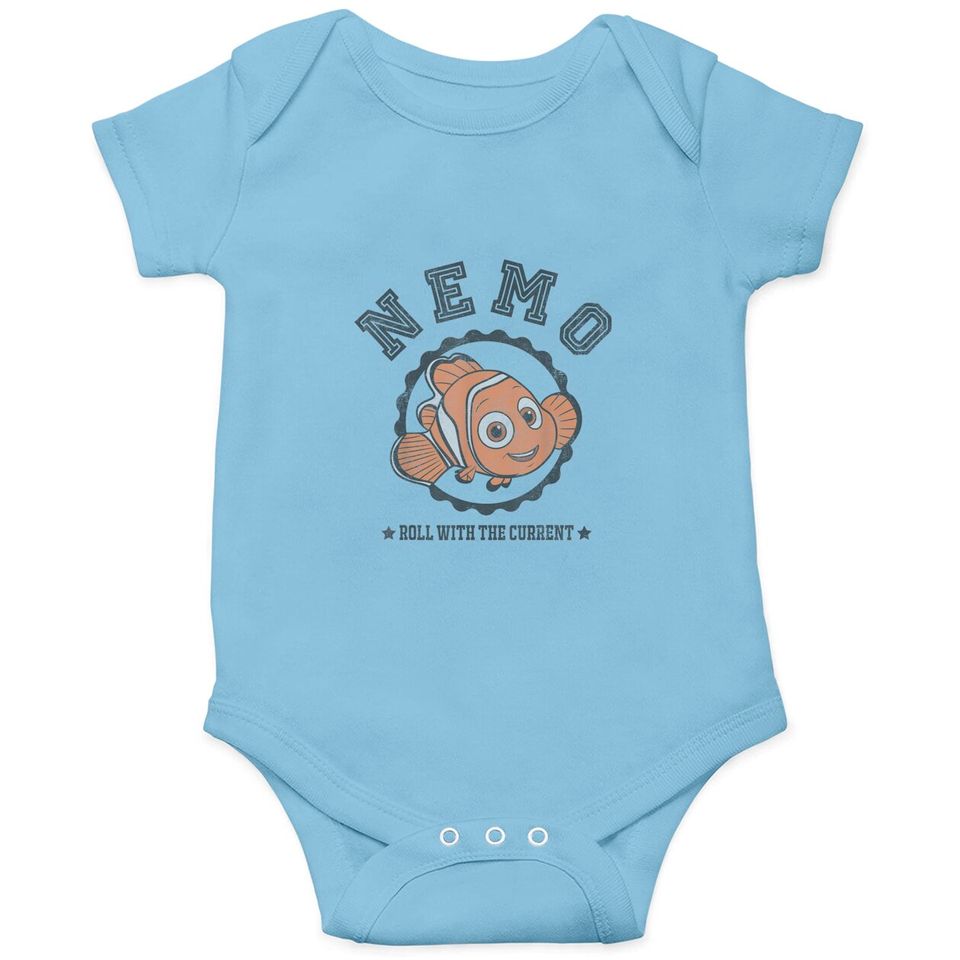 Disney Finding Dory Nemo Roll With Graphic Onesies, Disney Nemo Onesies