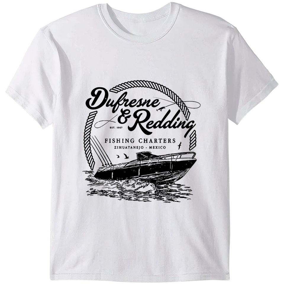 Dufresne & Redding Fishing Charters (aged look) - Shawshank Redemption - T-Shirt