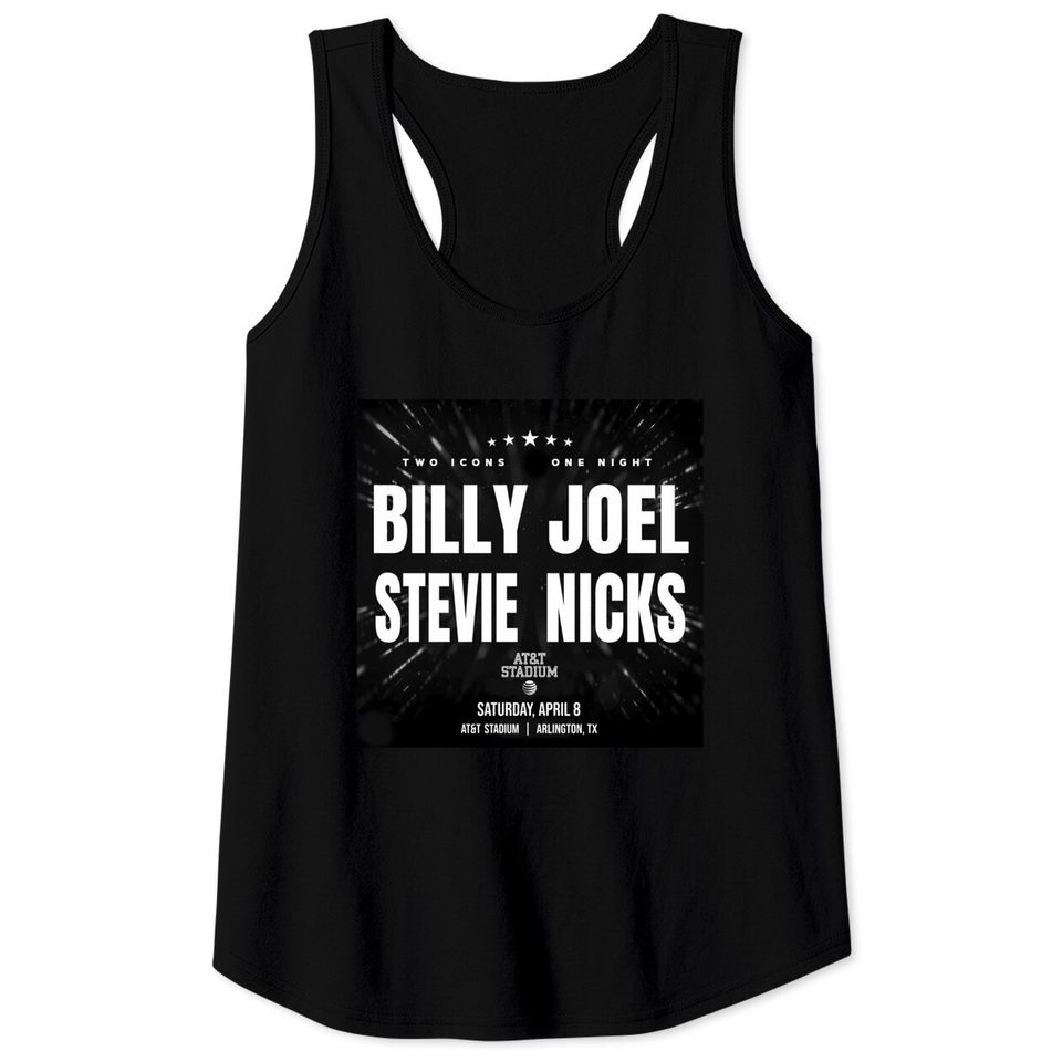 Billy Joel n Stevie Nicks Tour 2023 Tank Tops