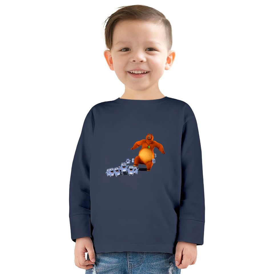 Grizzy and lemmings funny  happy the lemmings Kids Long Sleeve T-Kids Long Sleeve Kids Long Sleeve T-Kids Long Sleeve T-Shirts