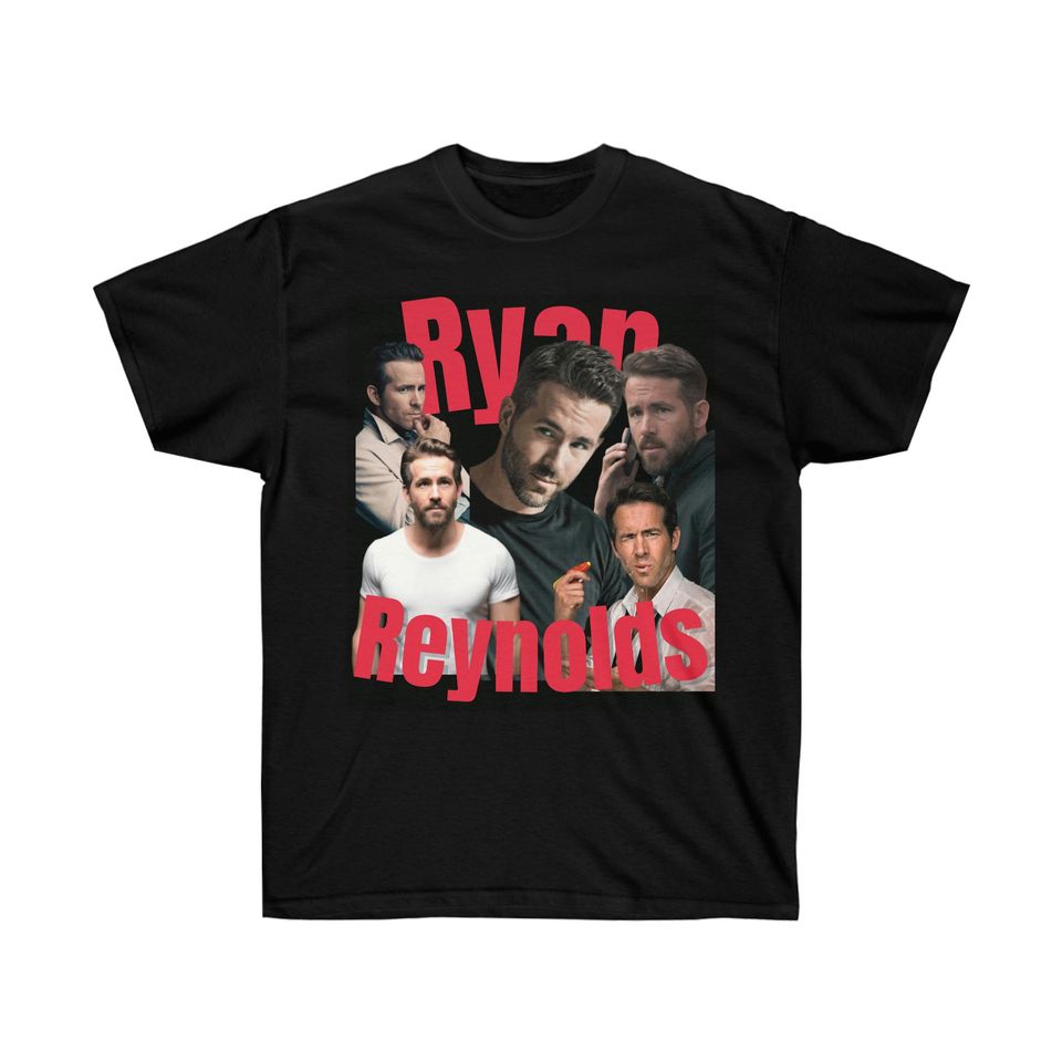 RYAN REYNOLDS Unisex Graphic Tee | Ryan Reynolds Vintage Unisex Crewneck