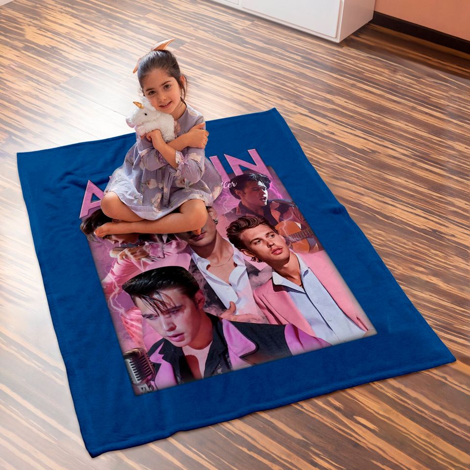 Austin Butler Baby Blankets, Elvis Baby Blankets, Elvis 2022 Movie Baby Blankets