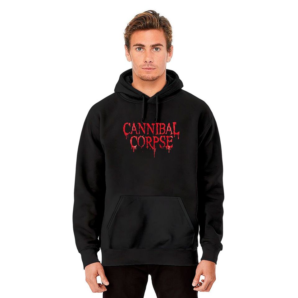 Cannibal Corpse Men's Logo Hoodies Black