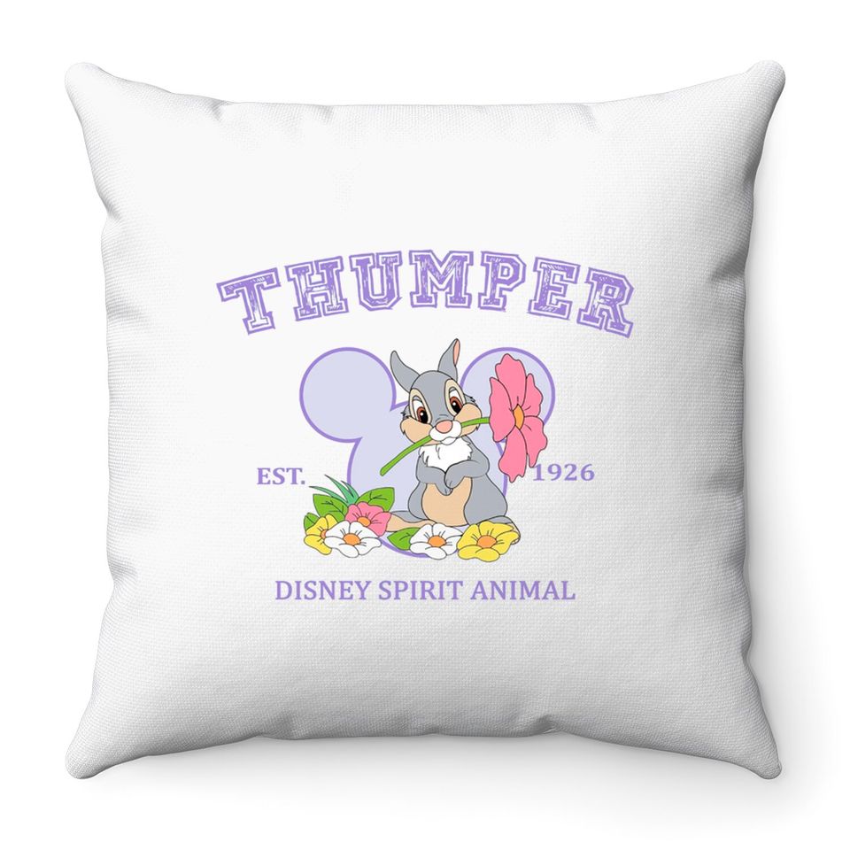 Vintage Disney Thumper Throw Pillows