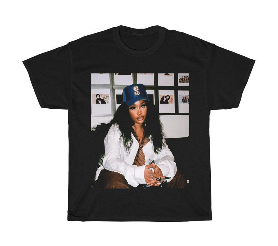Sza Vintage Shirt, Sza Bootleg 90s Black T-Shirt, Music RnB Singer Rapper Shirt