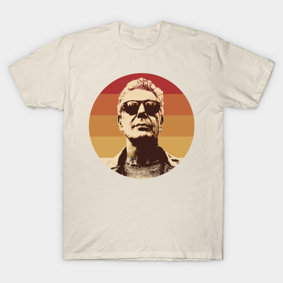 Retro Anthony Bourdain Chef - Anthony Bourdain - T-Shirt