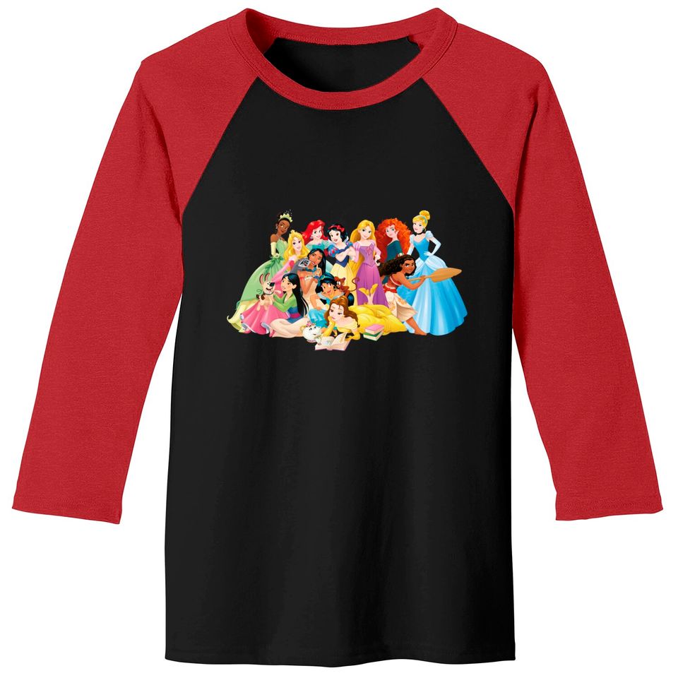 Disney Princess Baseball Tees, Retro Princess Disney Princess Character