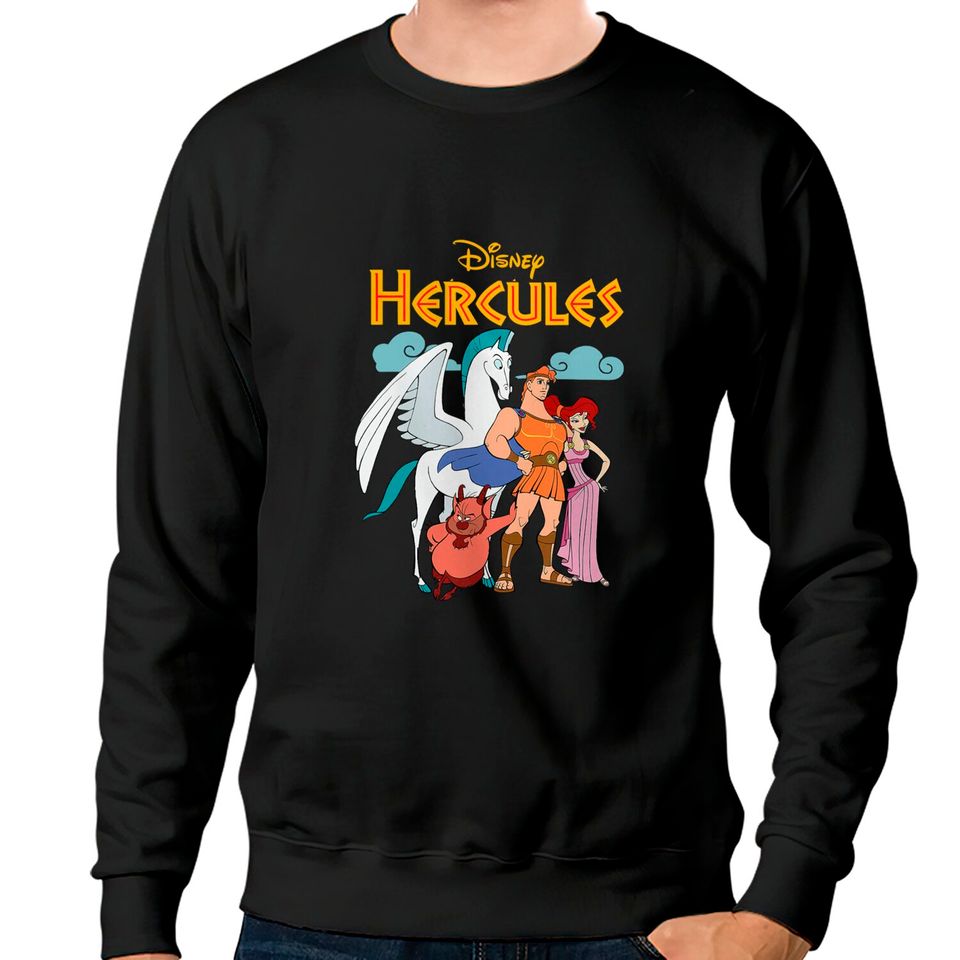 Disney Hercules Classic Group Shot Vintage Sweatshirts