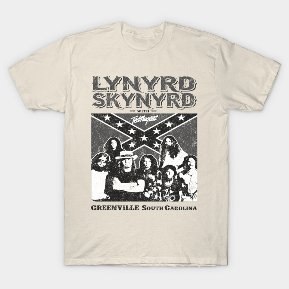 poster rock vinyl - Lynyrd Skynyrd - T-Shirt