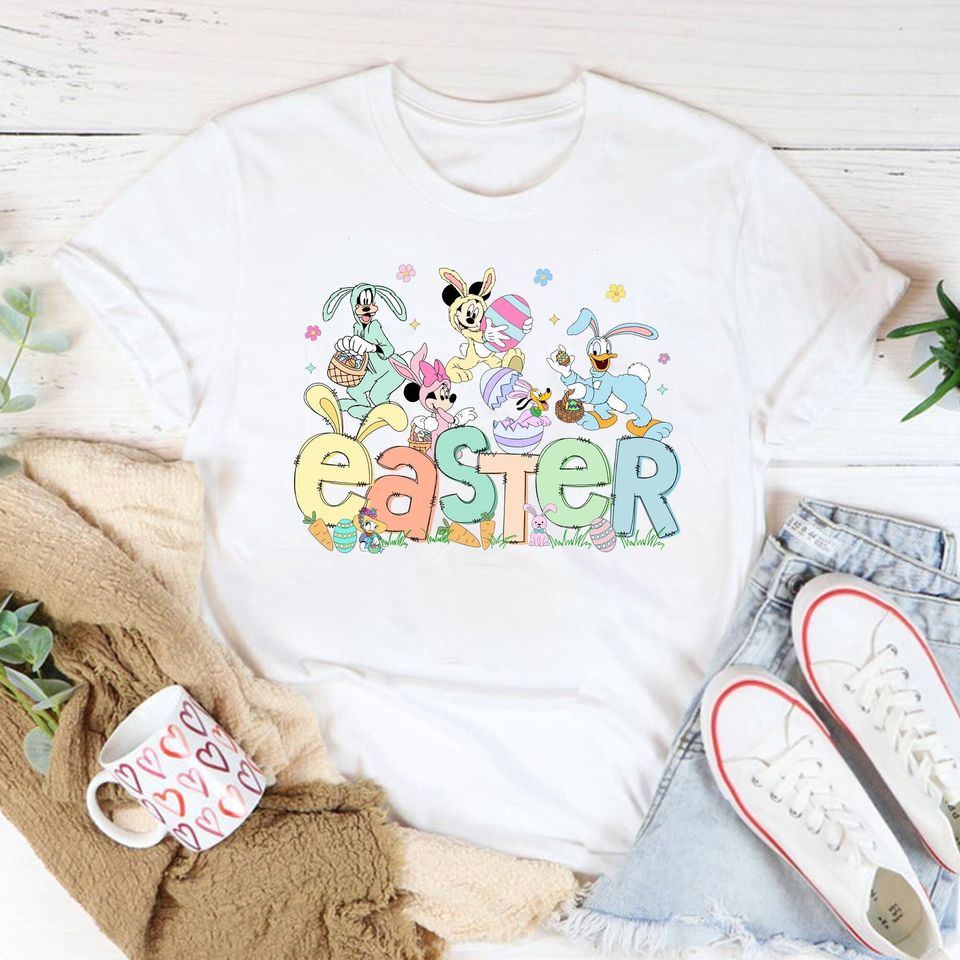 Disney Easter Shirt, Mickey And Friends Easter Shirt, Disney Happy Easter Shirt