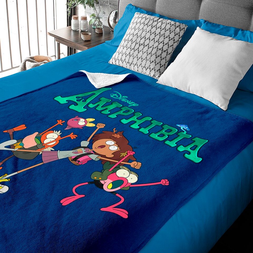 Disney Channel Amphibia Baby Blankets