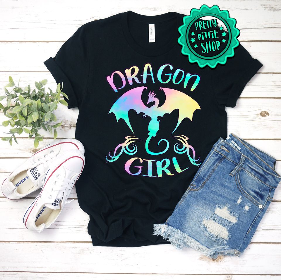 Dragon girl shirt, Just a girl who loves Dragons shirt, Dragon lover shirt