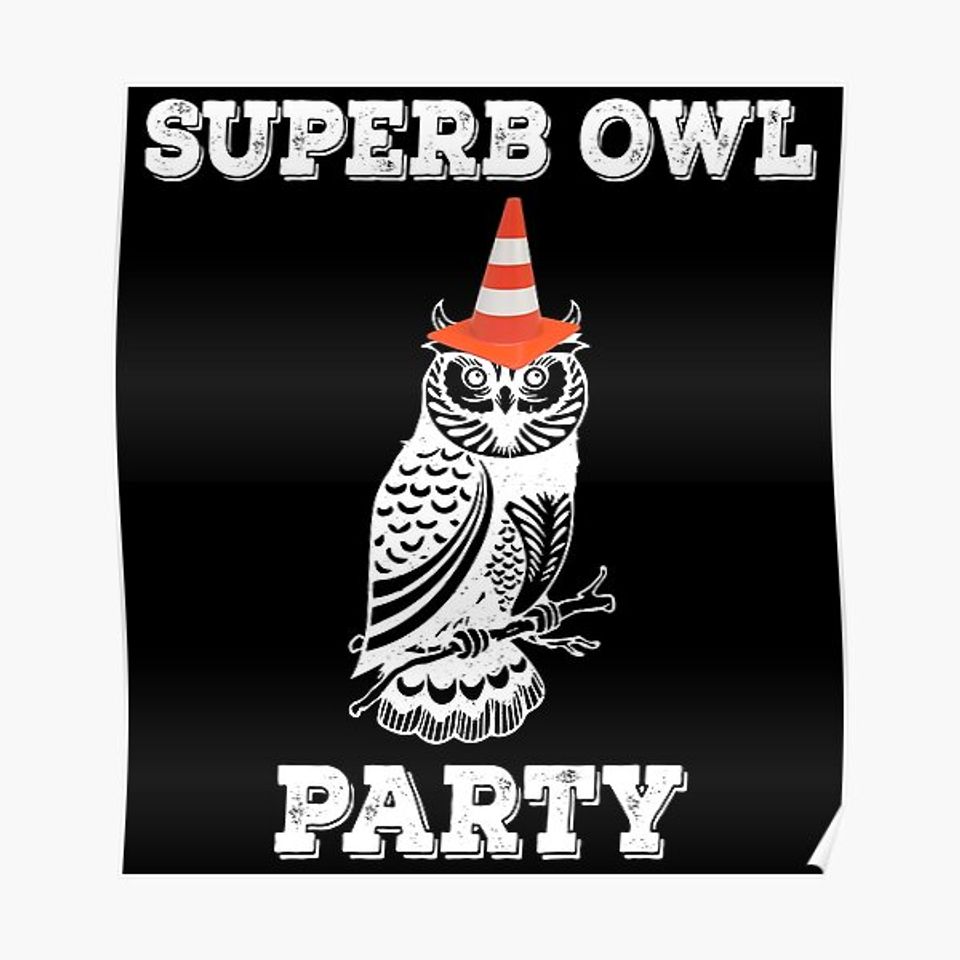 Superb Owl Party - What We Do in the Shadows Premium Matte Vertical Poster